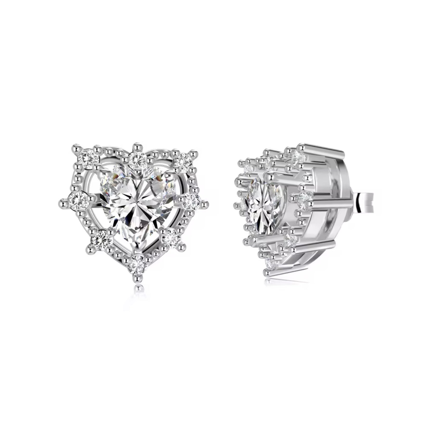 Cosmic Heart Studs