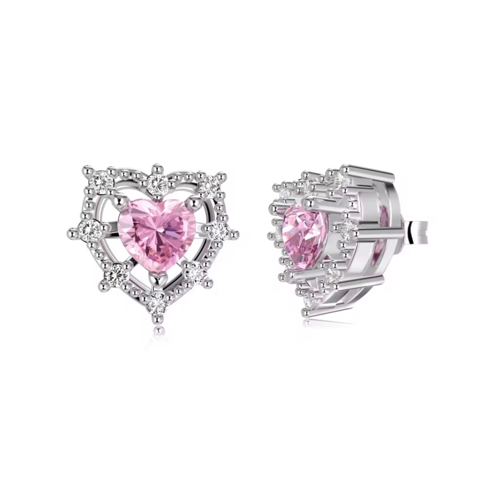 Cosmic Heart Studs